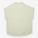 Oversized Shirt Apple Green Short Sleeve