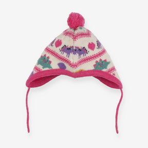 Knit Bobble Hat Unicorns, Dinosaurs and Rainbows