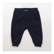 Navy joggers quilted panels