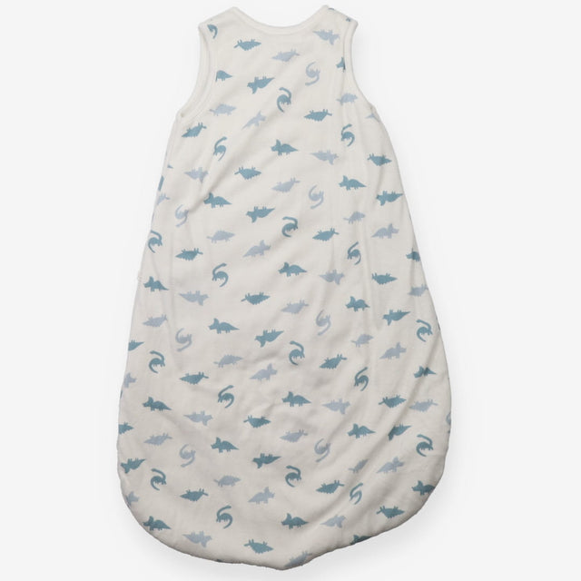 Sleeping Bag White with Blue Dinos 1.5 tog 