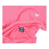 Jumper Pink Cable Knit Long Sleeve Crew Neck