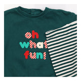 Sweater and Leggings Green 'Oh What Fun!'