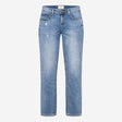 Jeans Slim Boyfriend Distressed Denim Light Blue