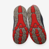 Trainers navy with red fossil sole