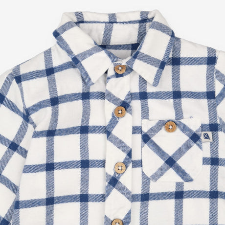 Check shirt cream