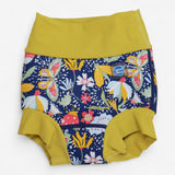 Swim Nappy Blue and Yellow Floral Print