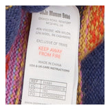 Dress Long Sleeved Knit Blue and Fairisle Stripe