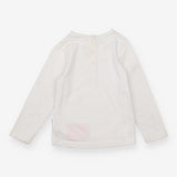 White long sleeve top