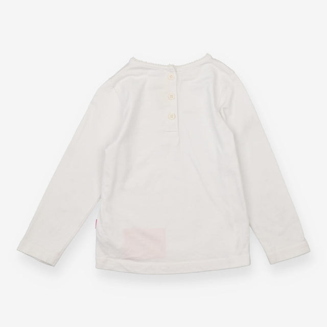 White long sleeve top