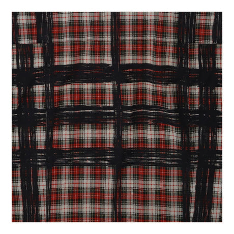 Shirt red and black tartan - vintage Burberry Brit