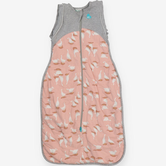 Swaddle bag pink geese