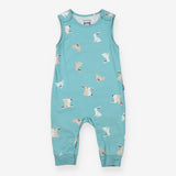 Romper Teal Hare Hug