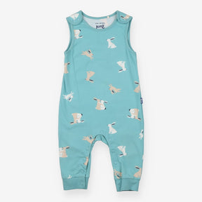 Romper Teal Hare Hug