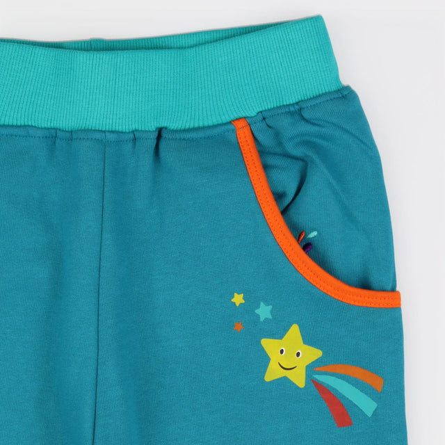 Joggers Teal with Shooting Star