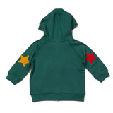 Sea green star hoodie