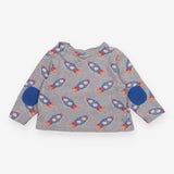 Grey rocket t-shirt