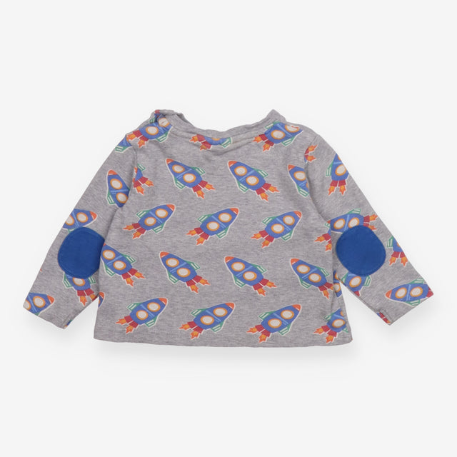 Grey rocket t-shirt