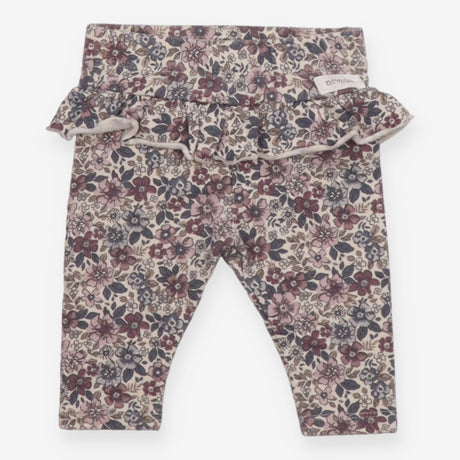 Leggings purple grey frill waist