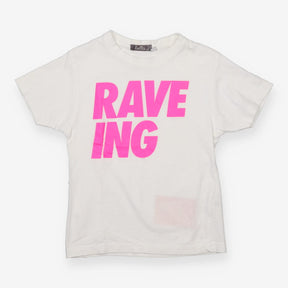 White Raveing T-shirt - Lella.co.uk