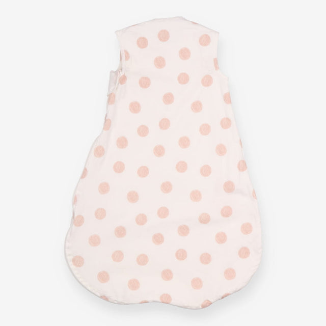 Sleeping Bag White with Pink Spots 0.5 Tog