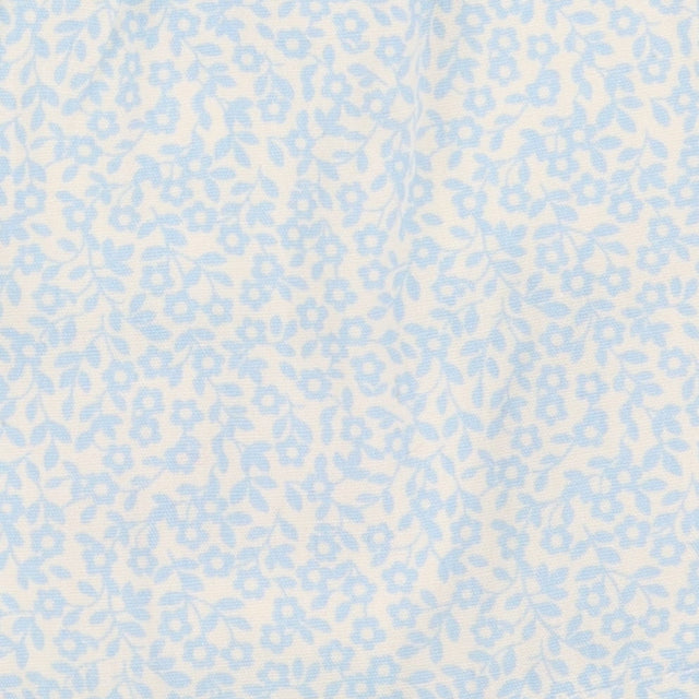 Woven Dress Blue White Floral