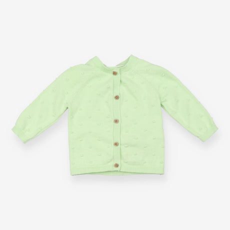 Mint green cardigan with boobles