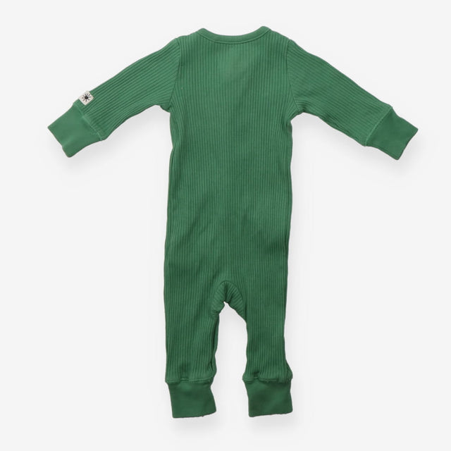 Sleepsuit Ribbed Dark Green