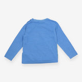 The Gruffalo Tee Blue Strip with Mouse, Fox 