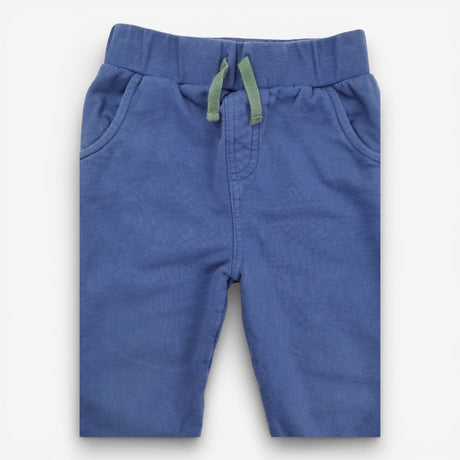 Joggers blue with green drawstring