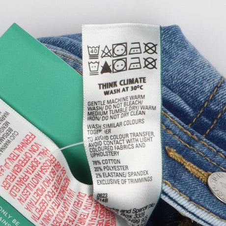 Light wash denim jeggings slim fit