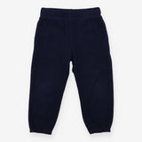 Navy fleece joggers