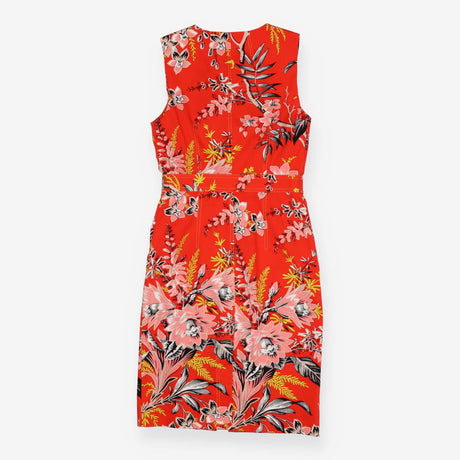 DVF Avalon Poppy Floral Zip‑Front Stretch Cotton S