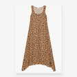 Maxi Dress in Brown Leopard Print