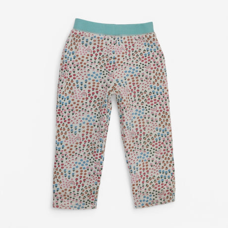Reversible Teal Flower Trousers Cord 