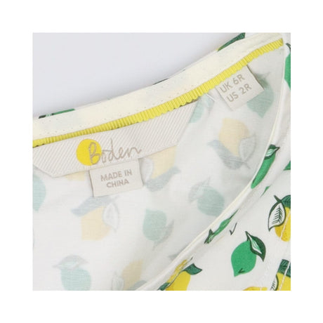 Mischa Belted Dress - Lemon and Lime Print