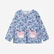 Blue squirrel pocket tunic