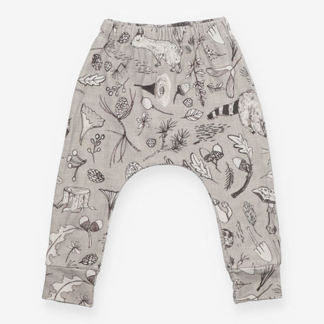 Harem Legging Grey and White Woodland