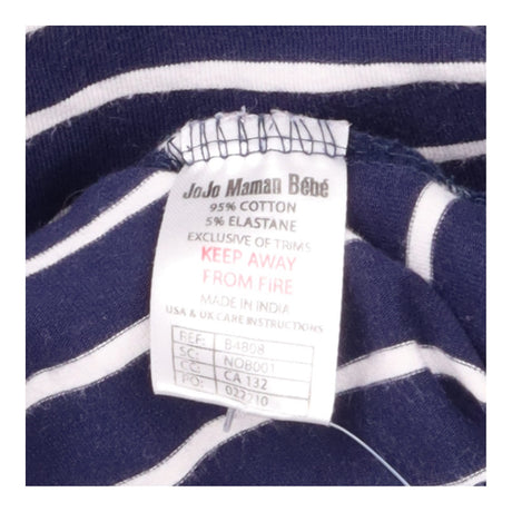 Top Navy Striped Maternity Nursing Long Sleeve