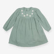 Sage Green Dress with Waffles 