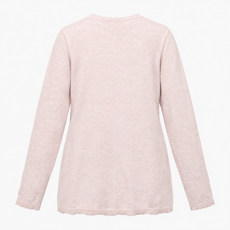 Cardigan Soft Ivory Open Front Long Sleeve Lightwe