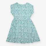 Dress Short Sleeve Blue Butterflies