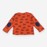 Tee Long Sleeve burnt orange navy tractors elbow p