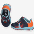 Navy Velcro Trainers Red Sole 