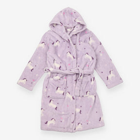 Dressing Gown Purple Unicorns