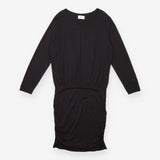 Dress Black Jersey Long Sleeve Midi