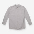 Shirt Navy White Stripe Long Sleeve Relaxed Fit