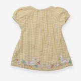 Yellow Gingham Tunic with Ducks