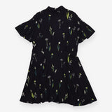Dress navy wild flowers