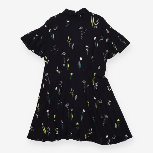 Dress navy wild flowers