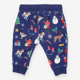 Cuffed Jogger Navy Festive with Royal Guards